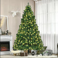 Christmas Tree w/LED Lights Artificial Tree Pine Bushy Holiday Decor
